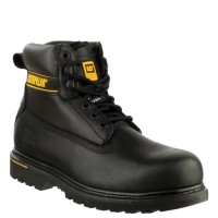 CAT Holton S3 Black Safety Boots Steel Toe Caps 